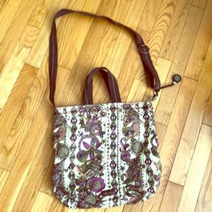 Sakroots “book bag”/oversized crossbody
